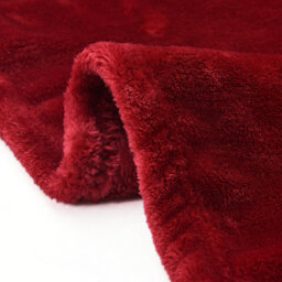 Ehc Super Soft Fluffy Snugly Solid Flannel Fleece Throws For Sofa Bed Blankets, Wine 150 Cm X 200 Cm - thumbnail 5