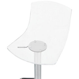 Wyld and Coco Set Of 2 Transparent Acrylic Swivel Gas Lift Bar Stools With Footrest, 82-103 Cm. - thumbnail 9