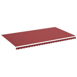Berkfield Replacement Fabric For Awning Burgundy Red 6X3.5 M - thumbnail 2