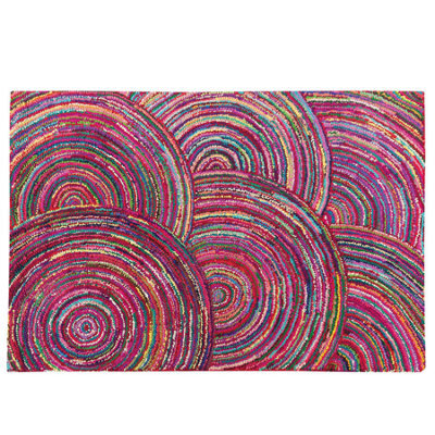 Beliani Rug Kozan Multicolour 160 X 230 Cm Cotton - image 1