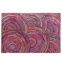 Beliani Rug Kozan Multicolour 160 X 230 Cm Cotton - thumbnail 1