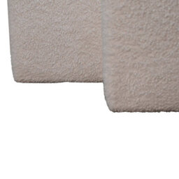 Wyld Haus Sarlat White Bouclé Twin Footstool - thumbnail 7