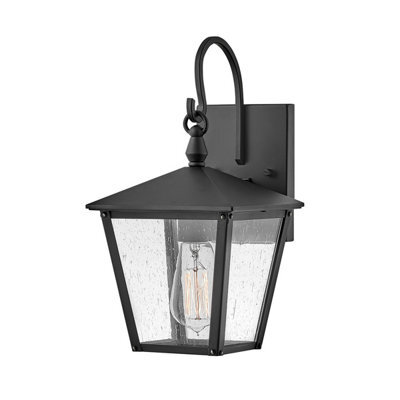 Luminosa Lighting Elstead Hinkley Huntersfield Outdoor Wall Lantern Black, Ip44
