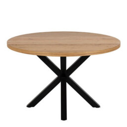 Furniture To Go Heaven Dining Table In Oak With Black Legs (L) 120Cm Seats Up To 4 - thumbnail 2