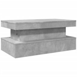 Vidaxl Coffee Table With Led Lights Concrete Grey 90X50X40 Cm - thumbnail 9