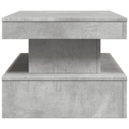 Vidaxl Coffee Table With Led Lights Concrete Grey 90X50X40 Cm - thumbnail 8