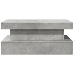 Vidaxl Coffee Table With Led Lights Concrete Grey 90X50X40 Cm - thumbnail 7