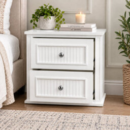 Home Treats Bedside Table With 2 Drawers Ripple Effect - thumbnail 6