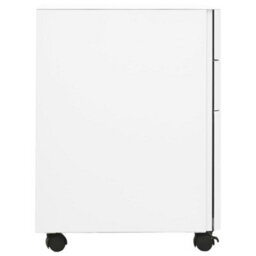Berkfield Mobile File Cabinet White 30X45X59 Cm Steel - thumbnail 3