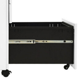 Berkfield Mobile File Cabinet White 30X45X59 Cm Steel - thumbnail 6