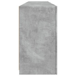 Berkfield Sideboard With Led Lights Concrete Grey 164X37X67 Cm - thumbnail 8