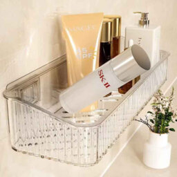 Bathroom Storage Rack, Punch Free, Toilet Organiser Rack, 24.5Cm - thumbnail 3