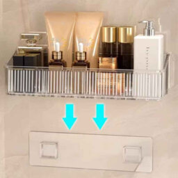 Bathroom Storage Rack, Punch Free, Toilet Organiser Rack, 24.5Cm - thumbnail 5