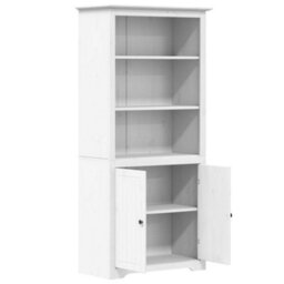 Vidaxl Bookcase Bodo White 80X40X172 Cm Solid Wood Pine Bookcases - thumbnail 4