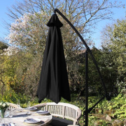 MonsterShop 3M Cantilever Garden Parasol Hanging Umbrella - thumbnail 4