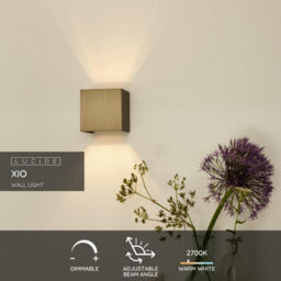Lucide Xio Modern Up Down Wall Light - Led Dim. - G9 - 1X4W 2700K - Rust Brown - thumbnail 2