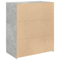 Berkfield Sideboard Concrete Grey 80X42.5X93 Cm Engineered Wood - thumbnail 6