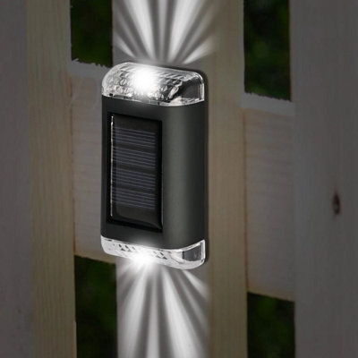 10Pack Solar Led Wall Fence Lights Outdoor - image 1