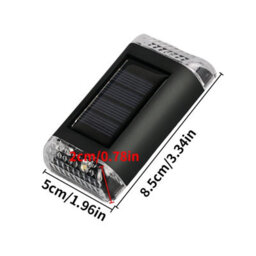 10Pack Solar Led Wall Fence Lights Outdoor - thumbnail 4