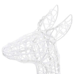 Berkfield Colourful Acrylic Reindeer Family Christmas Decoration 160 Led Colourful - thumbnail 8