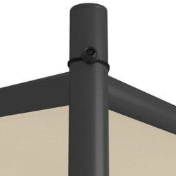 Walplus Gazebo Beige 3X3 M 180 G/ma Fabric And Steel - thumbnail 6