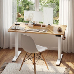 Vasagle Electric Standing Desk, Height Adjustable Desk, Sedentary Reminder, 4 Memory Heights, For Home Office, 120 X 60 Cm - thumbnail 5