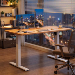 Vasagle Electric Standing Desk, Height Adjustable Desk, Sedentary Reminder, 4 Memory Heights, For Home Office, 120 X 60 Cm - thumbnail 6