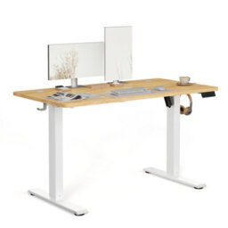 Vasagle Electric Standing Desk, Height Adjustable Desk, Sedentary Reminder, 4 Memory Heights, For Home Office, 120 X 60 Cm - thumbnail 3