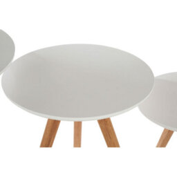 Orsina Sleek Set Of 3 Side Tables With Tempered Lgs, Sustainable Side Table, Versatile Bedside Tables For Bedroom - thumbnail 3