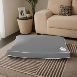 istyle mode Super Soft Cosy Grey Extra-Large Dog Beds Cushion Water Resistant Mattresses Washable Zipped Cover With Cushion - thumbnail 4