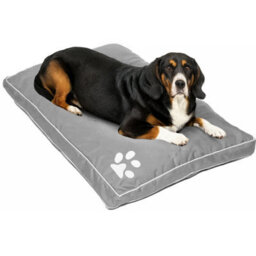 istyle mode Super Soft Cosy Grey Extra-Large Dog Beds Cushion Water Resistant Mattresses Washable Zipped Cover With Cushion - thumbnail 1
