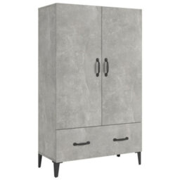 Berkfield Highboard Concrete Grey 70X31X115 Cm Engineered Wood - thumbnail 2