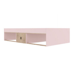 Kidsaw Low Cabin Pink/pink/oak Bed Single 3Ft, Sturdy Frame, All Ages - thumbnail 5