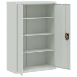 Walplus Office Cabinet 90X40X140Cm Steel Grey - thumbnail 4