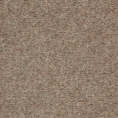 Weald Park Gold 80/20 Wool Twist Pile Carpet By Remland (Ash, 4M X 4M)