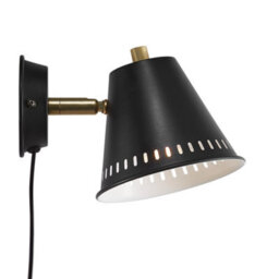 Nordlux Pine Indoor Wall Light Black - Mains Powered Ip20 - thumbnail 2