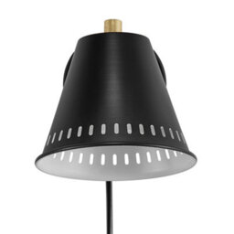 Nordlux Pine Indoor Wall Light Black - Mains Powered Ip20 - thumbnail 3