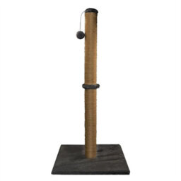 Cat Scratching Post Natural Sisal 74Cm Tall Scratch Tower Dark Grey - thumbnail 3