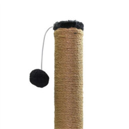 Cat Scratching Post Natural Sisal 74Cm Tall Scratch Tower Dark Grey - thumbnail 4