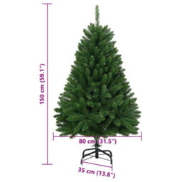 Walplus Artificial Hinged Christmas Tree With Stand Green 150 Cm - thumbnail 8