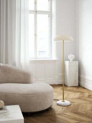 Nordlux Glossy Glass Floor Lamp White Inner White,mains - image 1