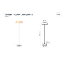 Nordlux Glossy Glass Floor Lamp White Inner White,mains - thumbnail 5