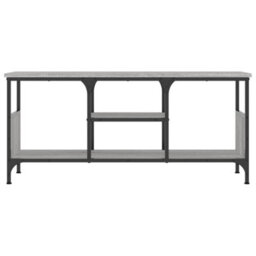 Walplus Tv Cabinet Grey Sonoma 100X35X45 Cm Engineered Wood&iron - thumbnail 4