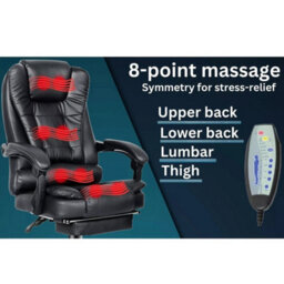 Massage Office Chair Gaming Computer Desk Swivel Recliner - thumbnail 2