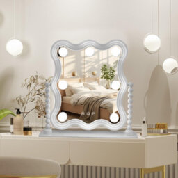 Inmtfei Hollywood Vanity Makeup Mirror 27X32Cm With 3 Light Modes Touch Control And Roman Column Design - thumbnail 6