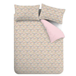 Catherine Lansfield Darcy Floral Reversible Duvet Cover Set With Pillowcases Pink - thumbnail 6