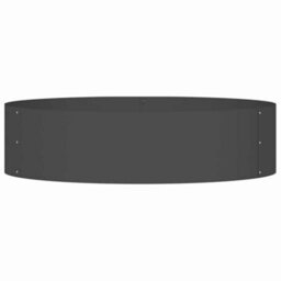 Berkfield Garden Planter Black 80 X 80 X 20 Cm Steel - thumbnail 5