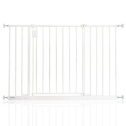 Safetots Extra Wide Hallway Gate, 109Cm - 115Cm, White, Pressure Fit Baby Gate For Hallways And Wide Spaces - thumbnail 1