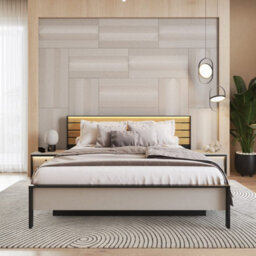 Arte Elegant Gris Ottoman Bed Eu King Size (160X200Cm) With Spacious Underbed Storage And Led Lighting - thumbnail 1