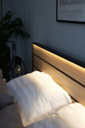 Arte Elegant Gris Ottoman Bed Eu King Size (160X200Cm) With Spacious Underbed Storage And Led Lighting - thumbnail 7